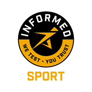 Informed Sport Certified logo, indicating quality assurance for athletic supplements.
