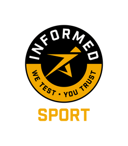 Informed Sport Certified logo, indicating quality assurance for athletic supplements.